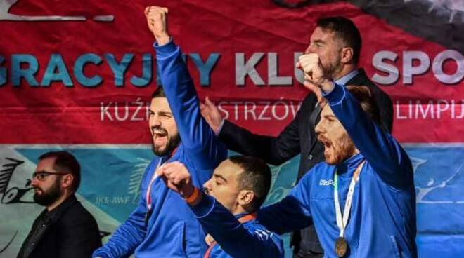 fiumicino-sul-podio-d’europa:-giordan-e-oro-nella-sciabola-a-squadre