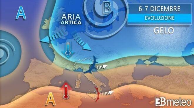 meteo-mercoledi:-continua-il-gelo-sull’italia.-instabilita-su-alcune-regioni