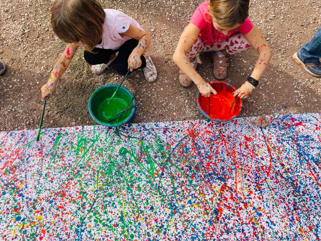 jackson-pollock-a-villa-borghese.-laboratorio-per-bambini-dai-3-anni-in-su