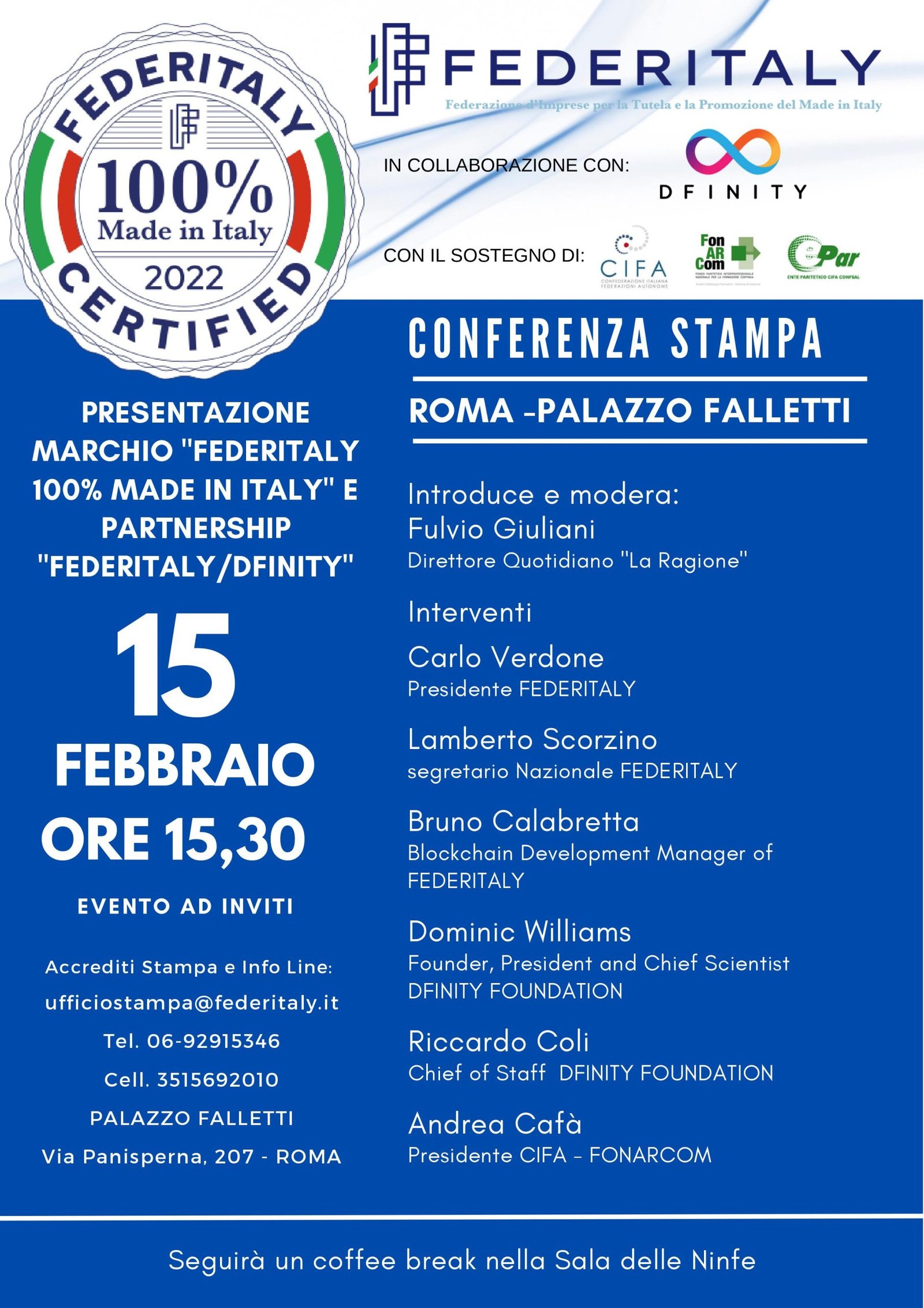 la-presentazione-del-marchio-“federitaly-100%-made-in-italy”-e-la-partnership-con-il-la-fondazione-dfinity