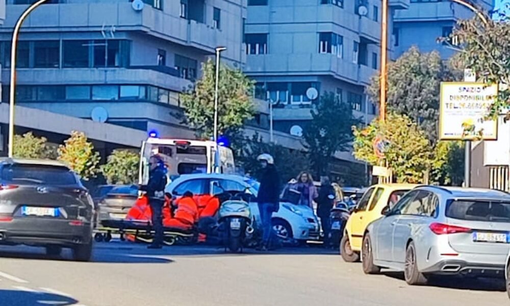 nuovo-salario,-auto-contro-scooter:-ferito-centauro