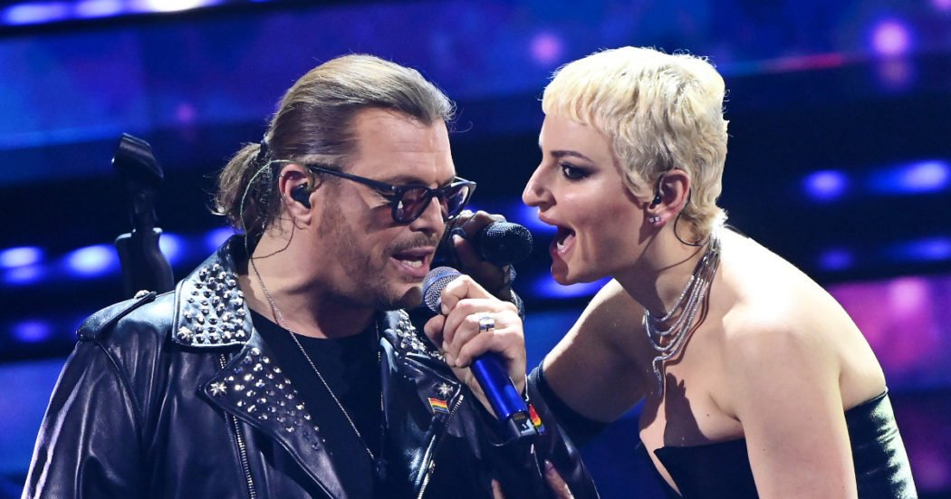 sanremo-2023,-gianluca-grignani-e-arisa-senza-freni-sul-palco-dell'ariston:-“abbiamo-fatto-un-casino”-–-il-fatto-quotidiano