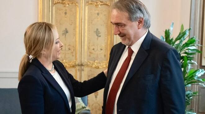 rocca-a-palazzo-chigi-incontra-la-premier-meloni:-“tenere-la-sanita?-ci-sto-pensando”-–-il-faro-online