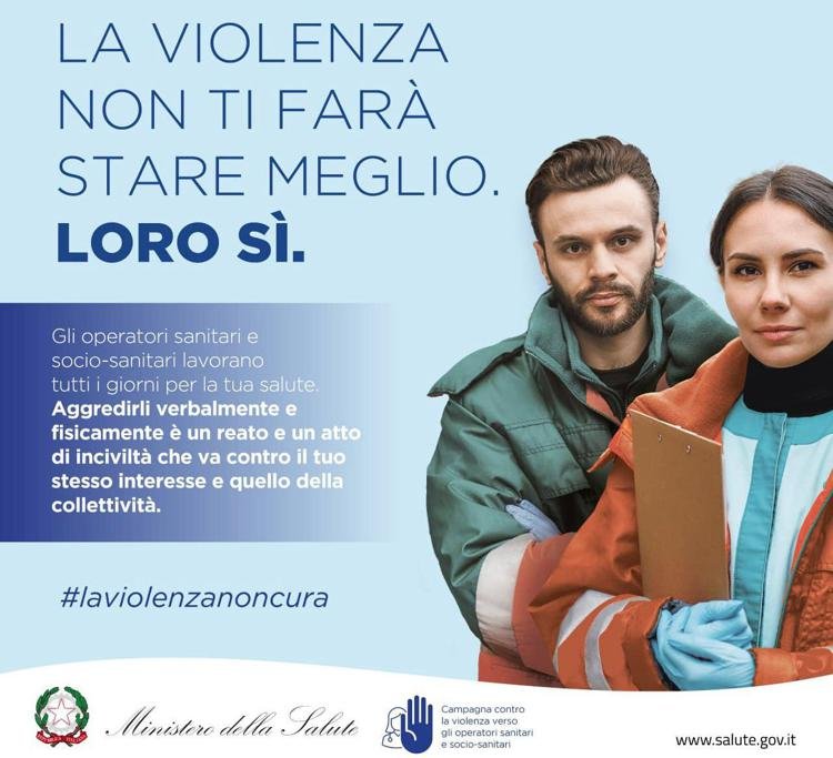 #laviolenzanoncura,-al-via-campagna-contro-aggressioni-a-operatori-sanita-|-sanita-informazione