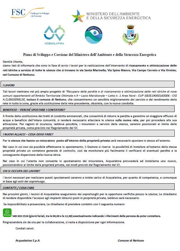 al-via-oggi-i-lavori-di-acqualatina-per-sostituire-la-rete-idrica-alla-seccia