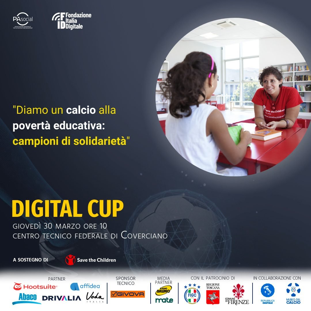 digital-cup,-a-coverciano-l’iniziativa-su-sport-e-salute-a-sostegno-di-save-the-children-|-sanita-informazione